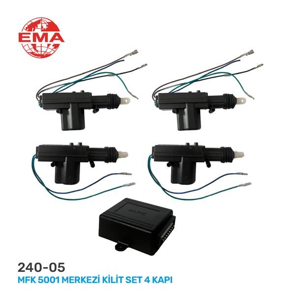 (MFK-5001) MERKEZİ KİLİT SET 4 KAPI