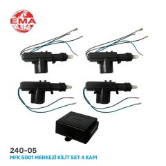 (MFK-5001) MERKEZİ KİLİT SET 4 KAPI