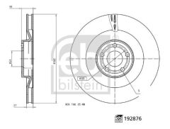 FREN DİSKİ ÖN FORD MUSTANG MACH-E 20> (ELEKTİR...