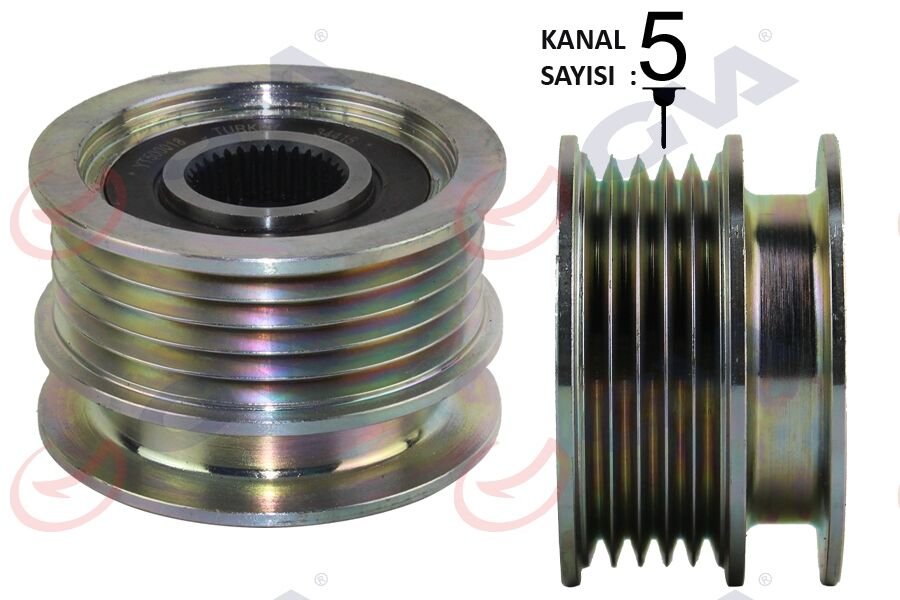 ALTERNATÖR KASNAĞI (RULMANLI) POLO 1.7 SDI-1.9D-SD...