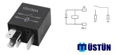 MİKRO ROLE 12V 4P 40 AMPER