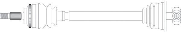 AKS ÖN SOL MGN I 1.9 96=> (KALIN FREZE)