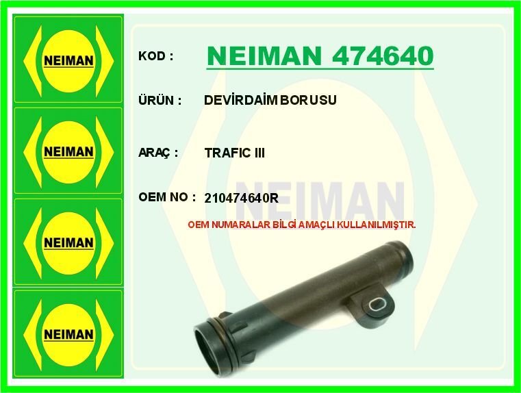 DEVİRDAİM BORUSU TRAFIC III