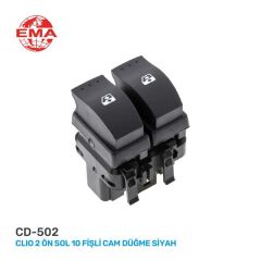CAM AÇMA ANAHTARI ÖN SOL MEGANE 2 (10 FİŞLİ) GRİ