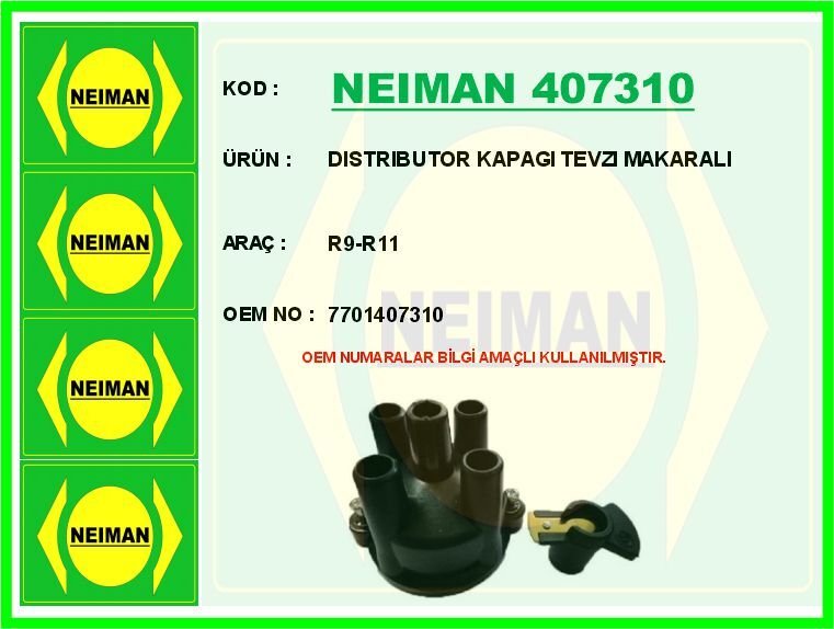 DISTRIBUTOR KAPAGI TEVZI MAKARALI R9-R11