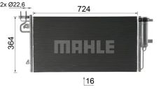 CONNECT  1.5/2.0 BEHR KLİMA RADYATÖRÜ  1856995 BHR 8FC 351 009-604
