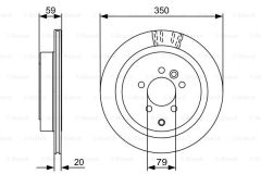 FREN DISKI ARKA ADET LAND ROVER RANGE ROVER DISCOVERY III-SPORT 2.7 D-3.0 TD-3.6 D-4.2-4.4-5.0 04-13