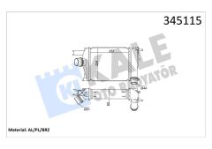 TURBO RADYATÖRÜ (INTERCOOLER) CLIO IV 12> CAPTU...
