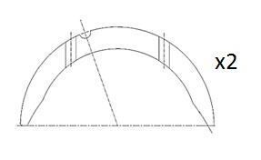 KENAR YATAK STD MERCEDES OM607 OM608 W176 W177 W24...