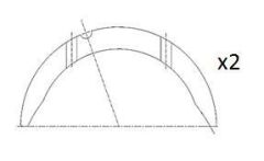 KENAR YATAK STD MERCEDES OM607 OM608 W176 W177 W24...