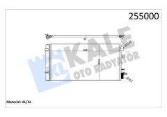 KLİMA RADYATÖRÜ (KONDENSER) RENAULT FLUENCE 09>...