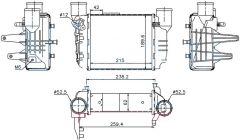 INTERCOOLER BRAZİNG INTERCOOLER A/M(215X190X62)A4 ...