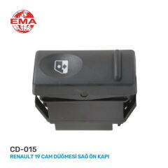 CAM AÇMA ANAHTARI ÖN SAĞ RENAULT 19 -MASTER (TEKLİ...