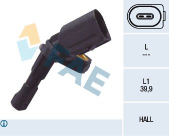 ABS SENSORU ARKA SOL GOLF5-GOLF6-JETTA-A3  04-13