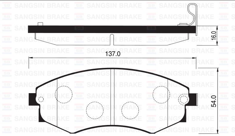 ÖN FREN BALATA HYUNDAI SONATA 1.8L 2.0L 88-96 / EL...