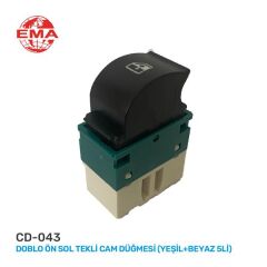 CAM AÇMA ANAHTARI DOBLO ÖN SOL (TEKLİ) (YEŞİL-BEYA...