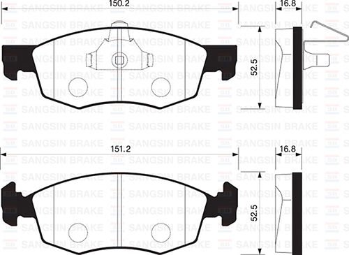 ÖN FREN BALATA FIAT PALIO WEEKEND 96-> / ALBEA ...