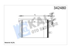 KLİMA KONDENSERİ VW MULTIVAN V-TRANSPORTER T5 BOX-...