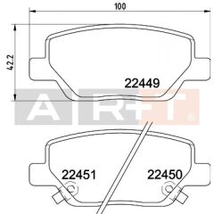 ARKA BALATA FIAT EGEA 16> 1.3D MTJ 1.4 1.6E-TOR...