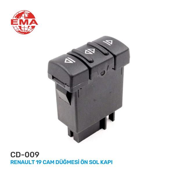 CAM AÇMA ANAHTARI SOL RENAULT 19 - MASTER (TEKLİ)