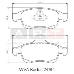 ÖN FREN BALATASI MEGANE III 09> SCENIC III 09&g...