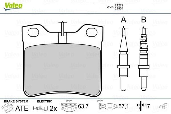 FREN BALATASI ARKA MERCEDES W638 B901 B902 . PEUGE...