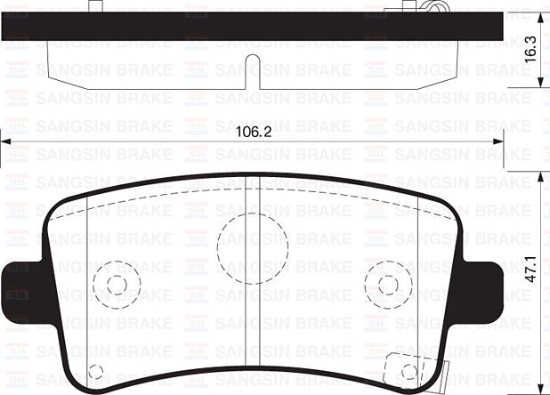 ARKA FREN BALATA OPEL INSIGNIA 1.6L 1.6L T 1.8L 2....