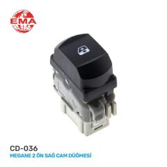 CAM AÇMA ANAHTARI MEGANE II ÖN SAĞ (TEKLİ - YOLCU)