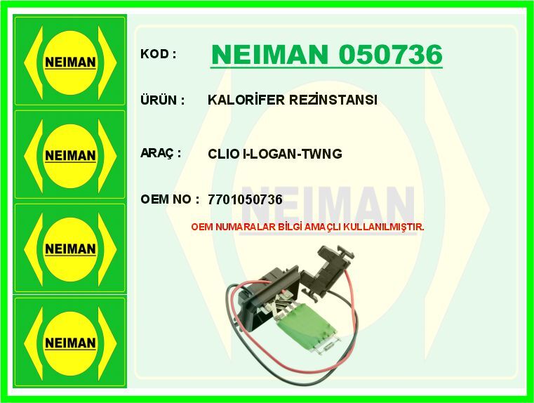 KALORİFER REZİNSTANSI CLIO I-LOGAN-TWNG
