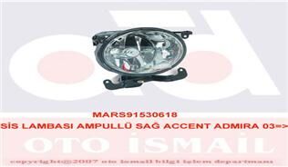 SİS LAMBASI AMPULLÜ SAĞ ACCENT ADMIRA 03=>