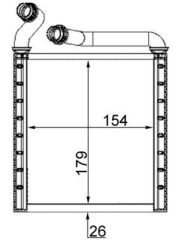KALORIFER RADYATORU PASSAT-OCTAVIA  04-10