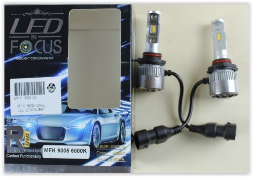 (300-34) AMPÜL 12V 9005 LED XENON SET (CREE LED/OR...