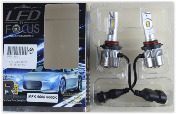 (300-35) AMPÜL 12V 9006 LED XENON SET (CREE LED/OR...