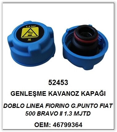GENLEŞME KAVONOZ KAPAĞI (ORJİNAL TİP/ORİNGLİ) (MAV...