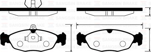 ÖN FREN BALATA OPEL ASTRA F / CORSA A B / VECTRA A...