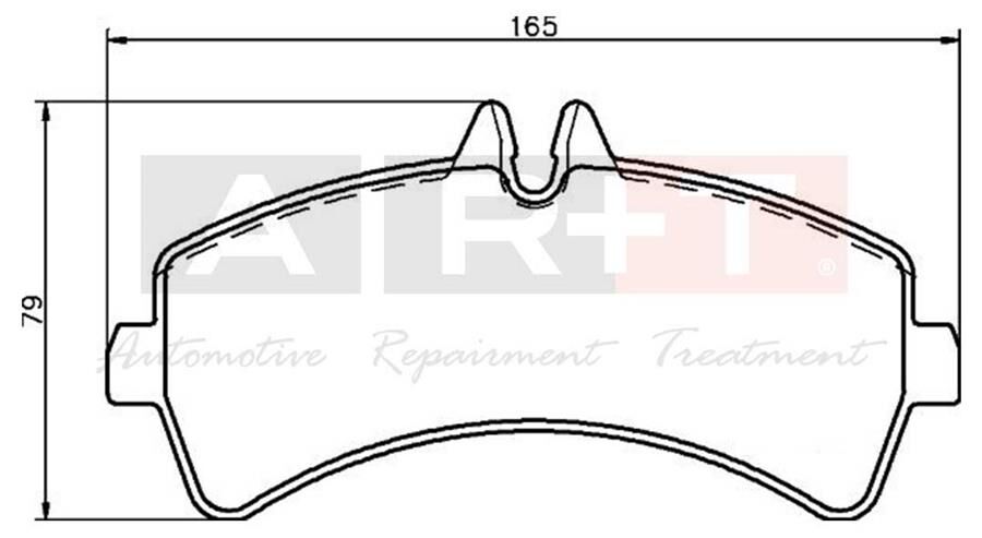 FREN BALATASI ARKA MERCEDES SPRINTER B906 06> ....