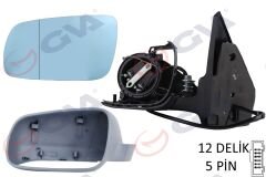 DIŞ DİKİZ AYNASI SOL GOLF-BORA 98> ELEKTRİKLİ+A...