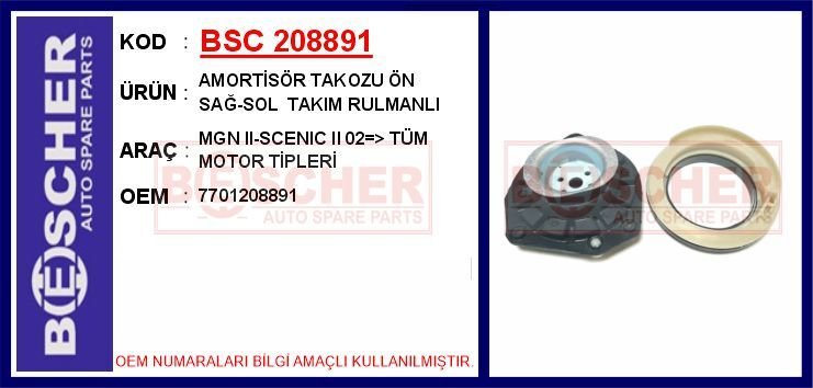 AMORTİSÖR TAKOZU ÖN SAĞ-SOL MGN II-SCENIC II 02=&g...