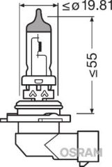 AMPUL 12V HB4 9006 51W P22d