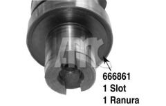 EKSANTRIK MILI T5-CADDY-PASSAT-A3 AXB-BJB-BXE-AVF 1,9 TDI  01-10