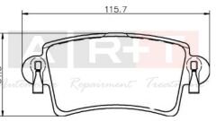 ARKA FREN BALATASI RENAULT MASTER II 01>06 OPEL...
