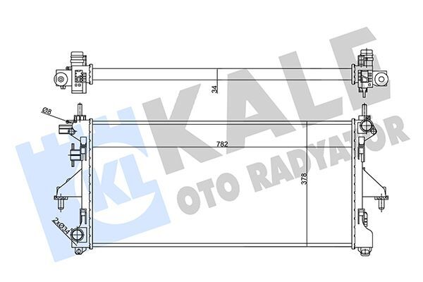 SU RADYATÖRÜ FIAT DUCATO 2.3D 06=> (MT) (MEKANİ...