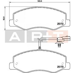 FREN BALATASI ARKA RENAULT MASTER III 10> OPEL ...