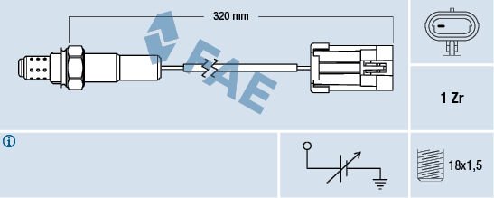 OKSIJEN SENSORU  ASTRA F CORSA B VECTRA A-B  TIPO GOLF II X12SZ X14SZ X14XE X16XEL C16NZ C18NZ 93-