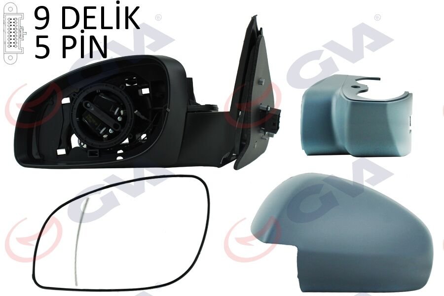 DIŞ DİKİZ AYNASI SOL VECTRA C 03> ELEKTRİKLİ+IS...