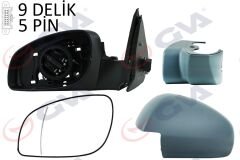 DIŞ DİKİZ AYNASI SOL VECTRA C 03> ELEKTRİKLİ+IS...