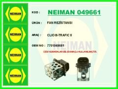 FAN REZİSTANSI CLIO III-TRAFIC II