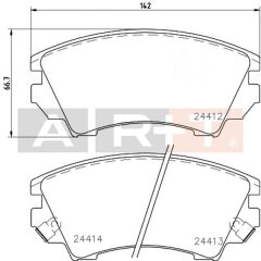 ÖN BALATA OPEL ASTRA J 12=>14=> INSIGNIA 08=...