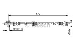 FREN HORTUMU ON GOLF5-GOLF6-JETTA-CADDY-A3-LEON  04-13