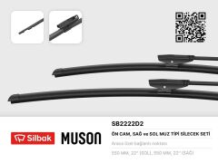 SİLECEK SÜPÜRGESİ 550/550MM (MUZ TİPİ) MERCEDES BE...